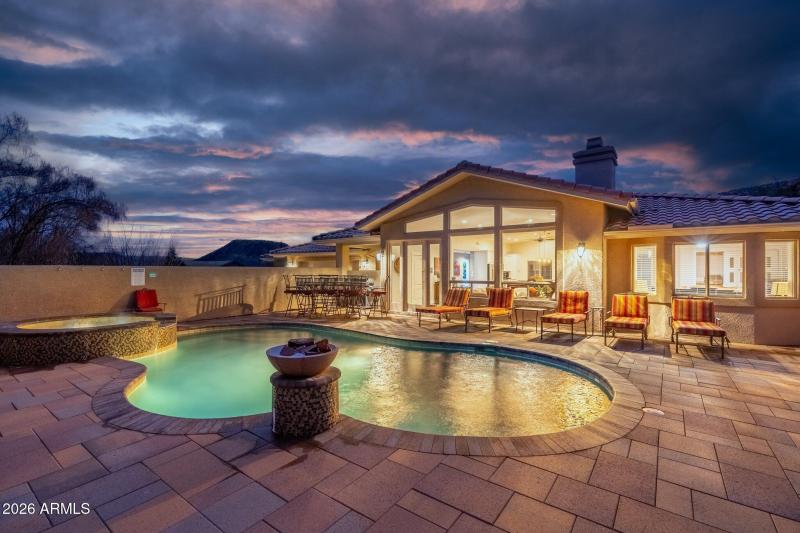 night pool