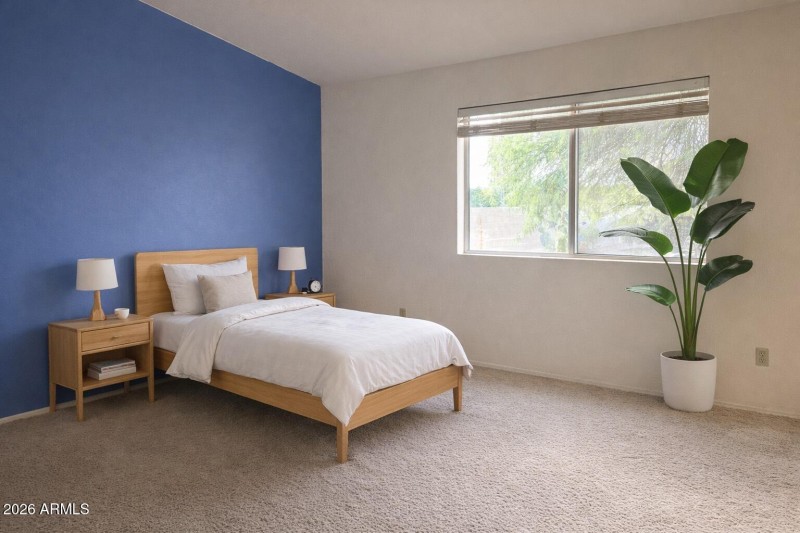 Virtual Staging in Primary bedroom