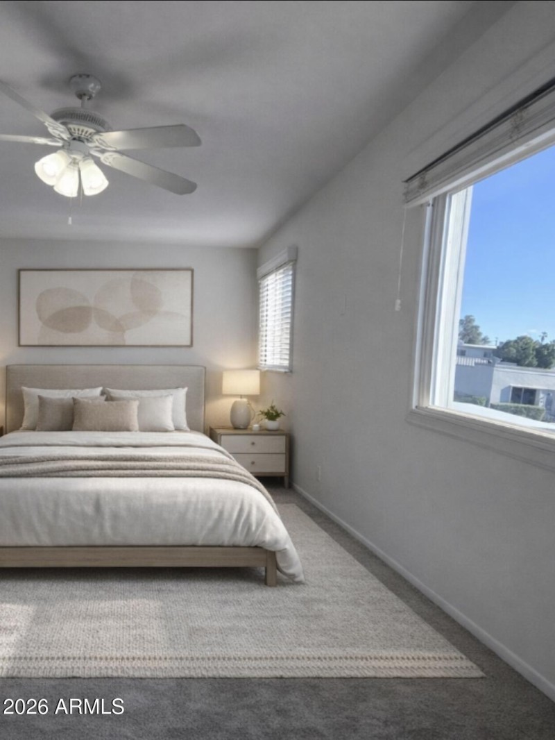 Master bedroom Staged