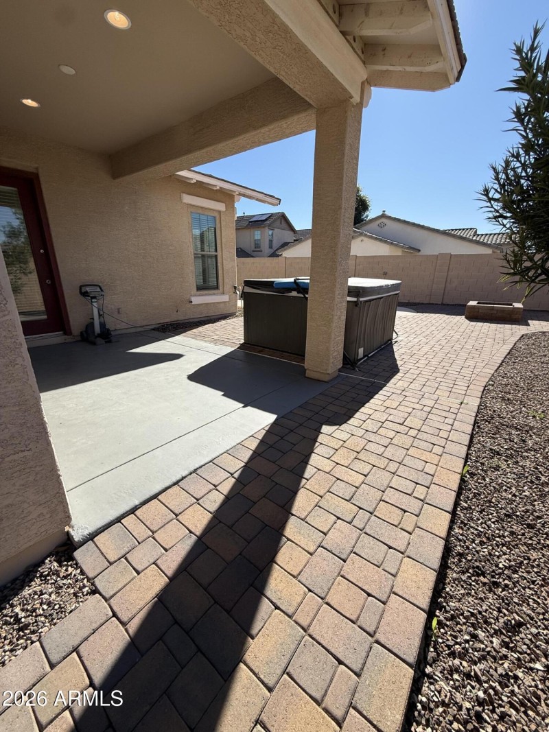 Covered patio