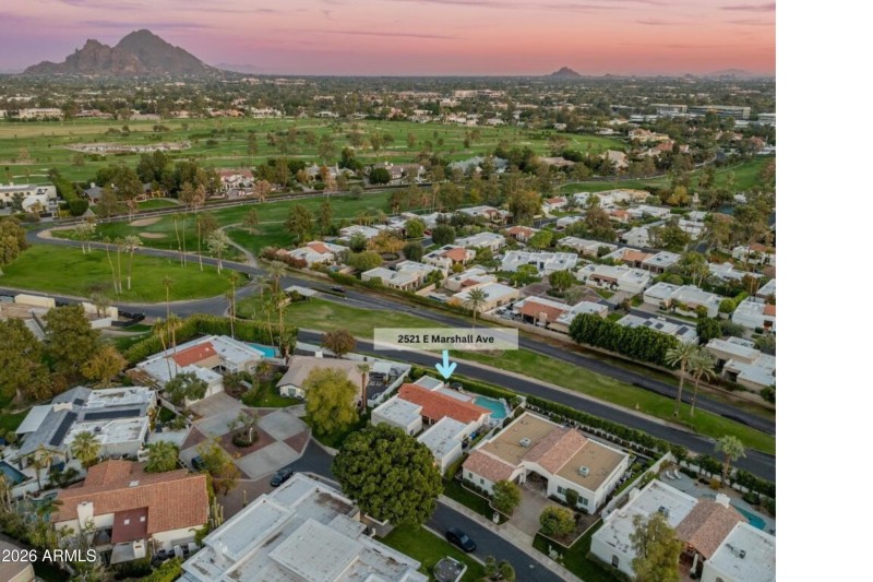 Twilight Aerial Location View