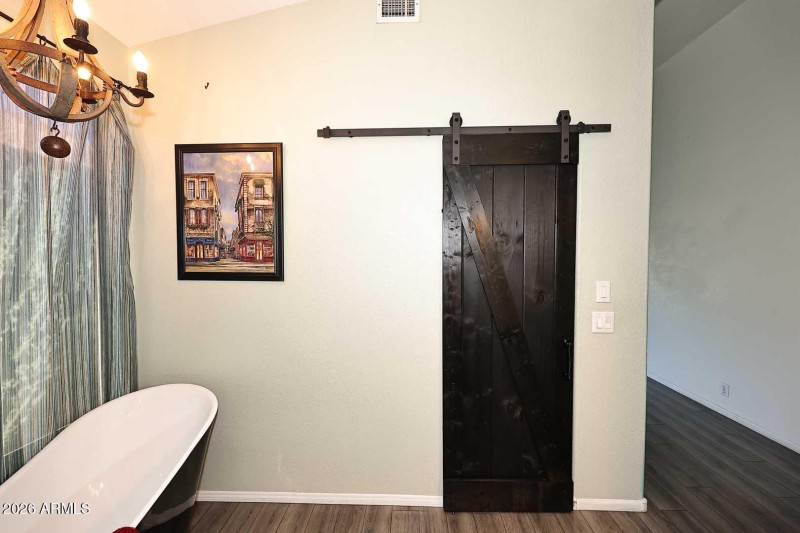 Primary Bath-Barn Door