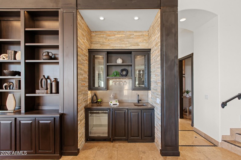 Wetbar in Great room