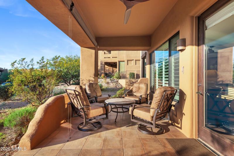 Another view of patio