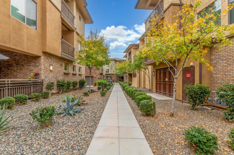 Walkway to Unit