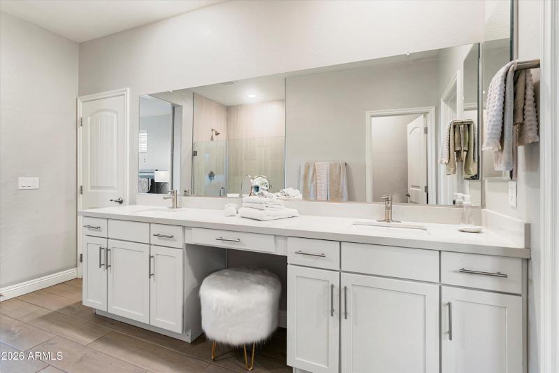 Double vanities at Primary Bathroom