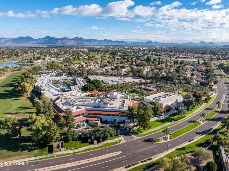 Across from the Hilton Scottsdale Resort