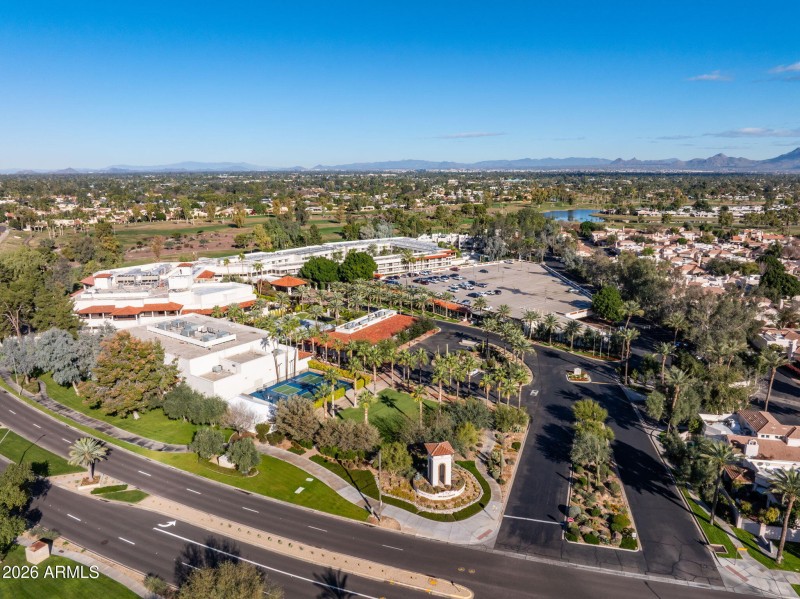 Walk to the resort & bar