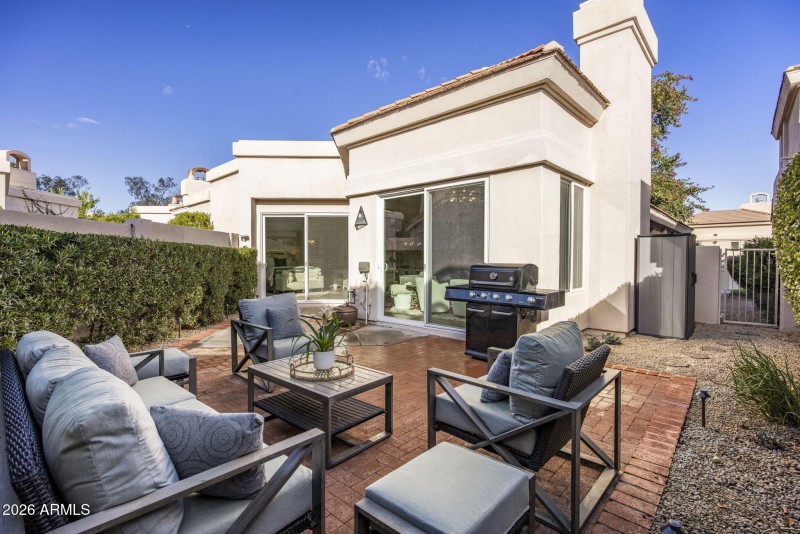 Beautiful brick paver patio