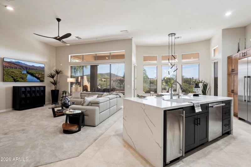 Kitchen to Family Room