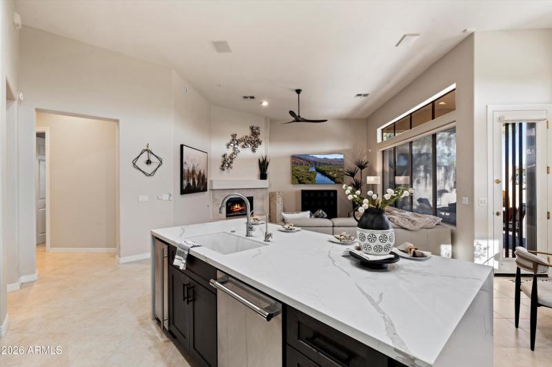 Kitchen to Family Room