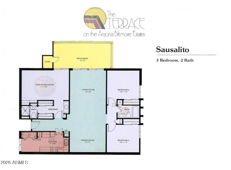 TERRACE 3-BR Sausalito PLAN LB b