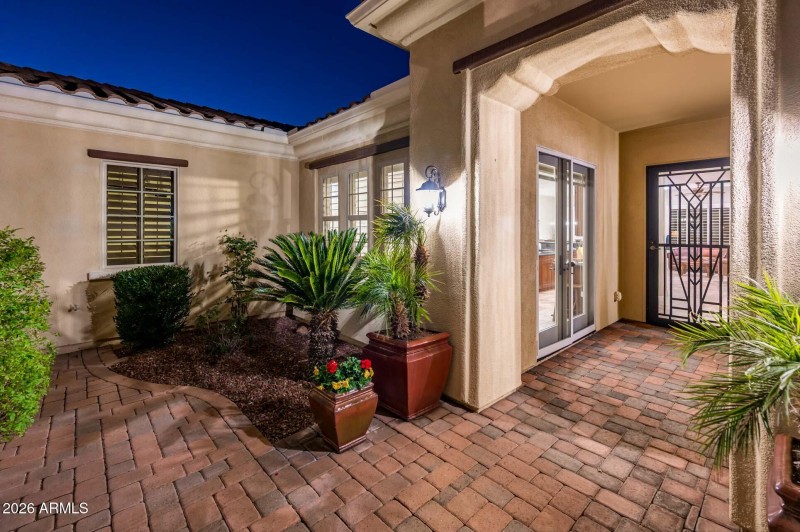 Additional Twilight Front Courtyard