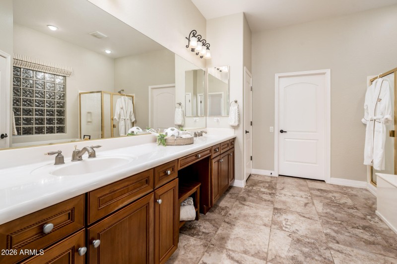 Primary Bathroom with Walk-in Closet