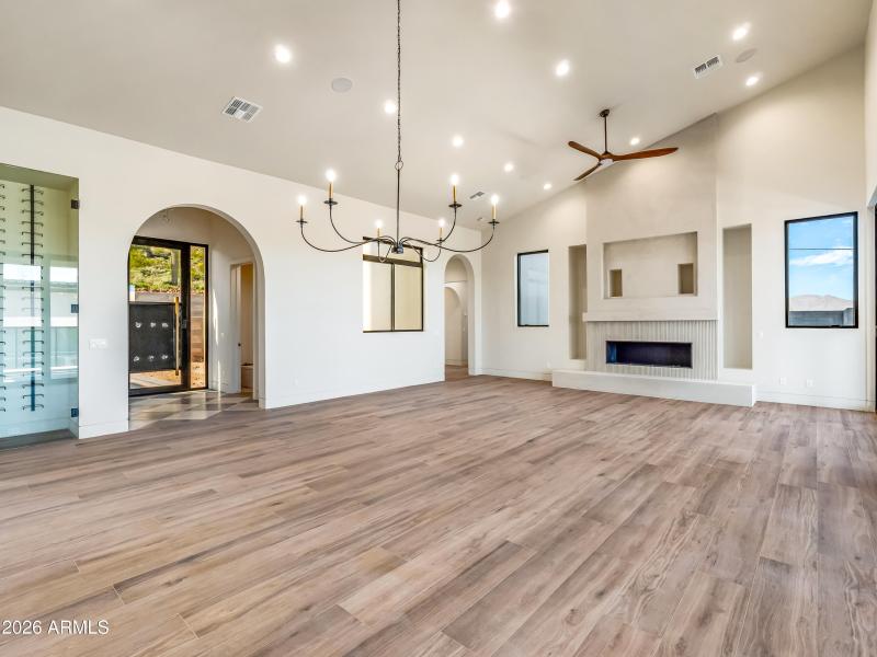 Dining and living room