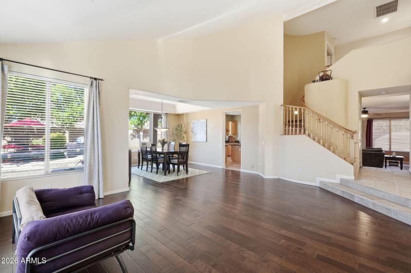 Formal Living room open to Dining Room