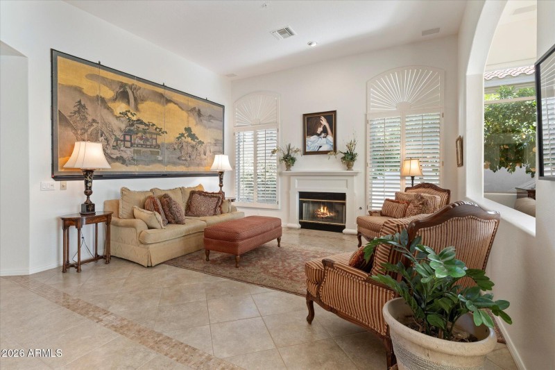 Fireplace in Living Room