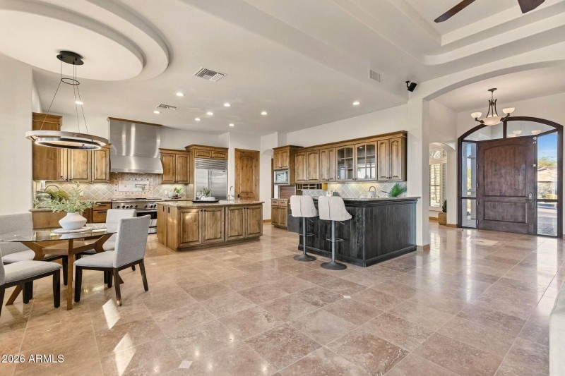 Kitchen and Wet Bar View