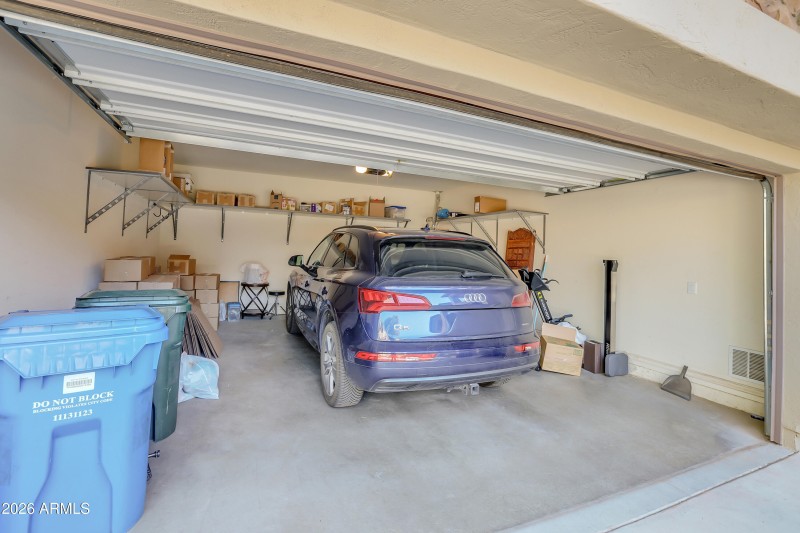 Two car garage