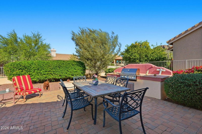 Strategic planting for privacy.