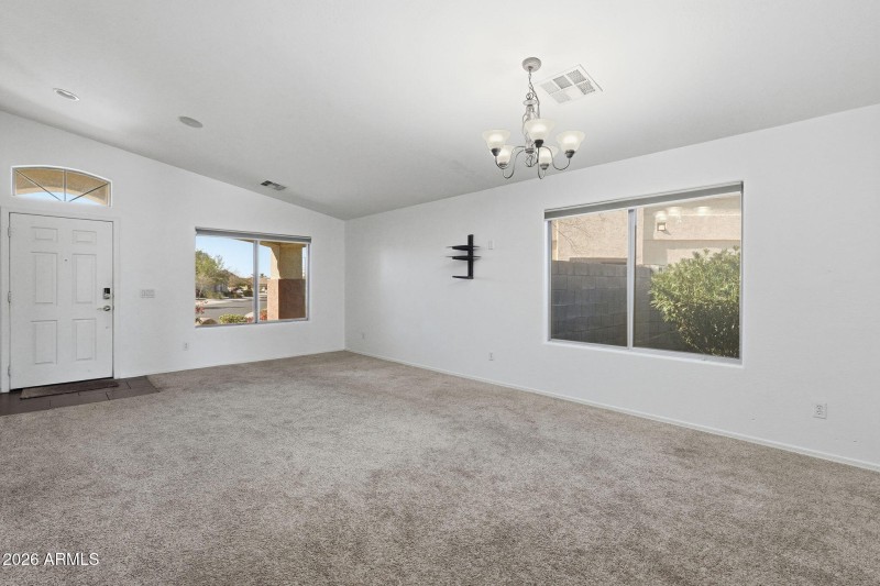 FRONT ENTRY LIVING AREA!!!