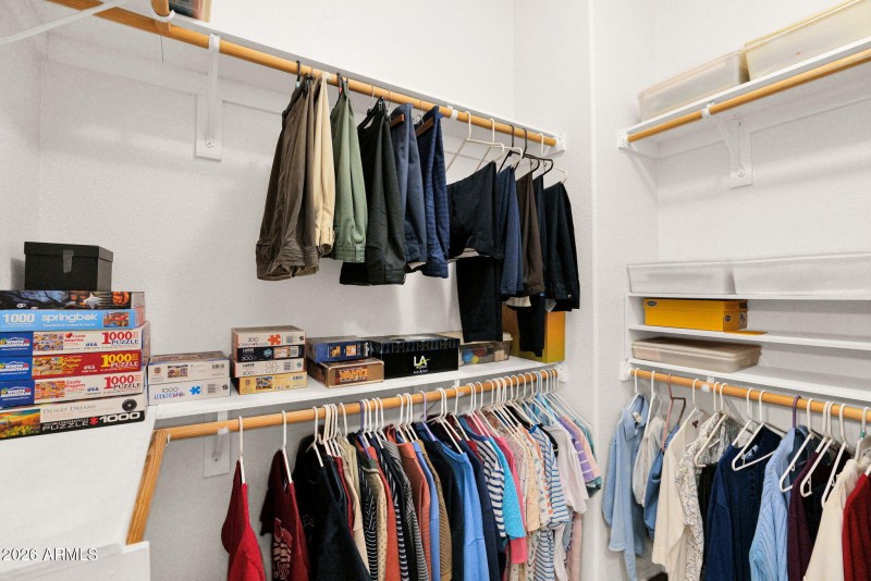 Walk-in Closet in Primary