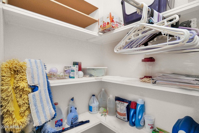 Storage off of Laundry