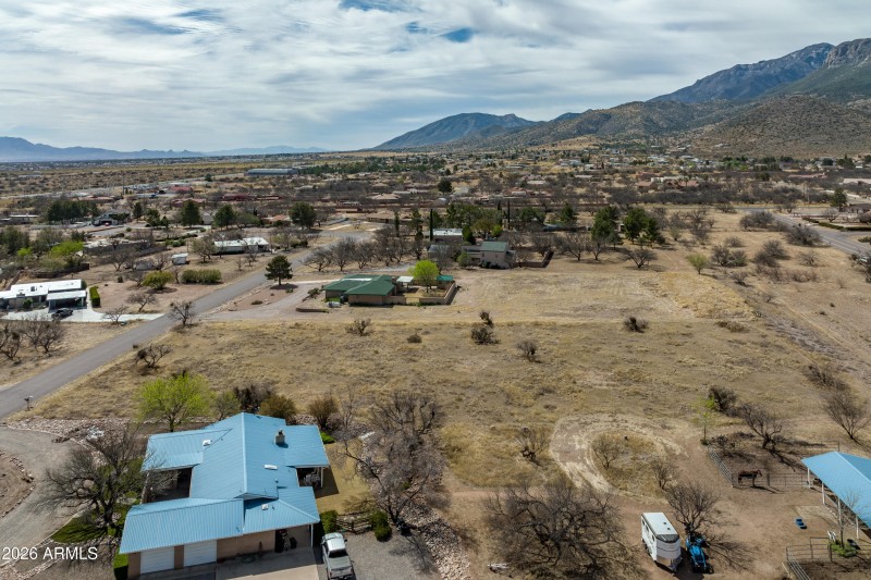 Looking South to property