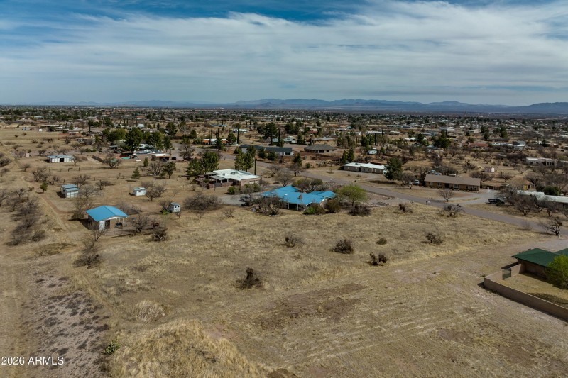 From back of property