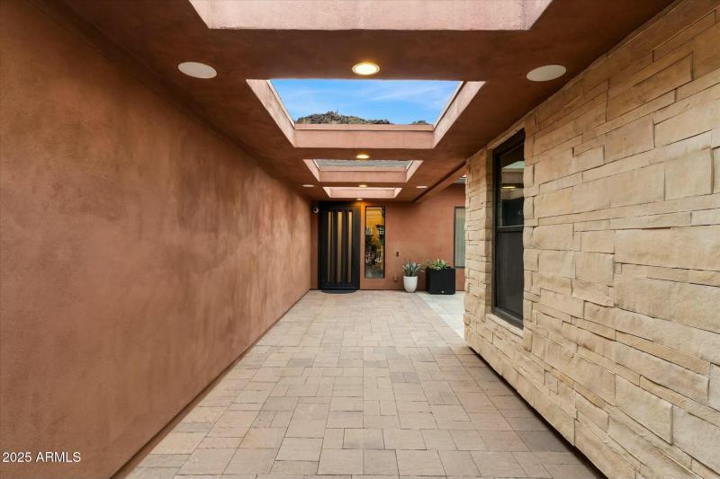 Hall way in court yard