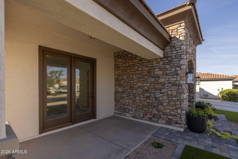 North (always shaded) front patio