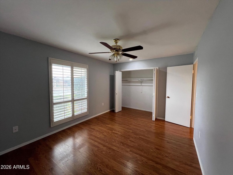 Bedroom #2-2 Closet Open