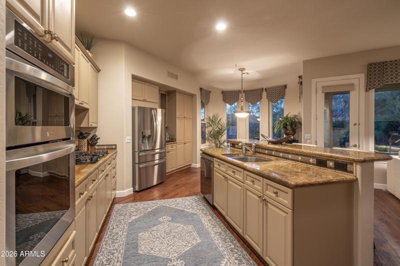 Kitchen with Granite Countertops