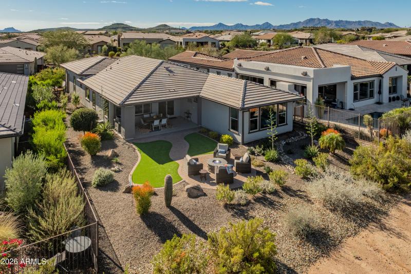 rear elevation aerial