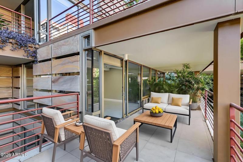 Private Balcony - Virtually Staged