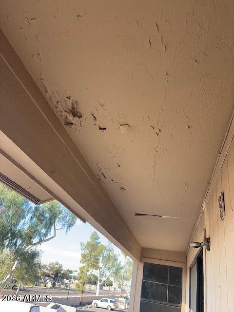 HOA Responsiablity Balcony Ceiling