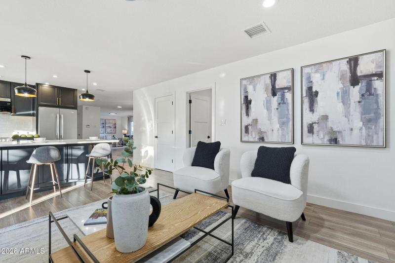 Family Room & Kitchen