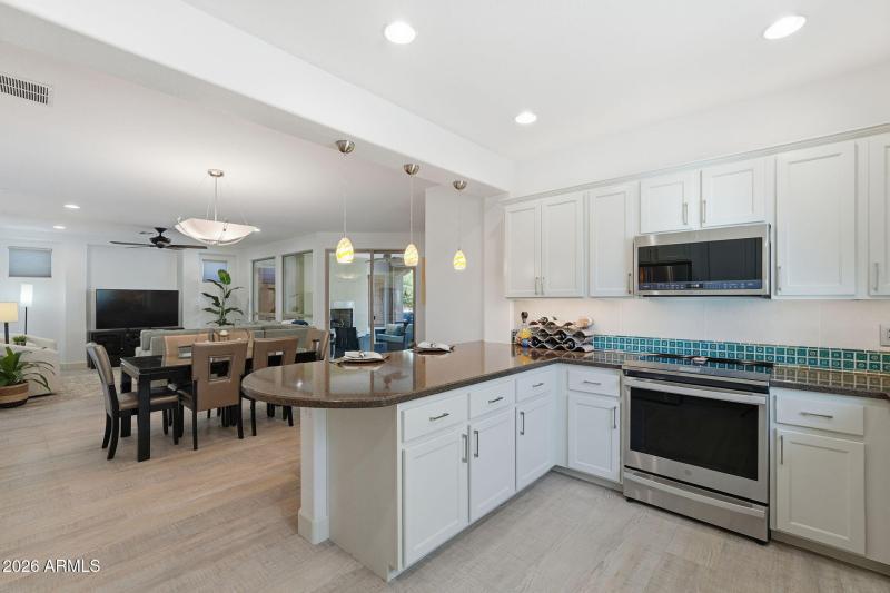 Kitchen Overlooking Dining Area