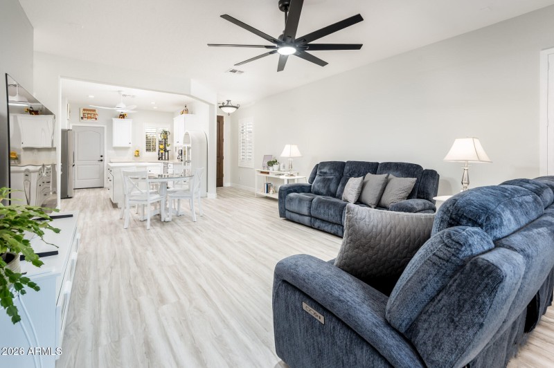 Consistent Flooring Throughout