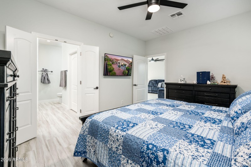 Primary Suite Open to Private Bath