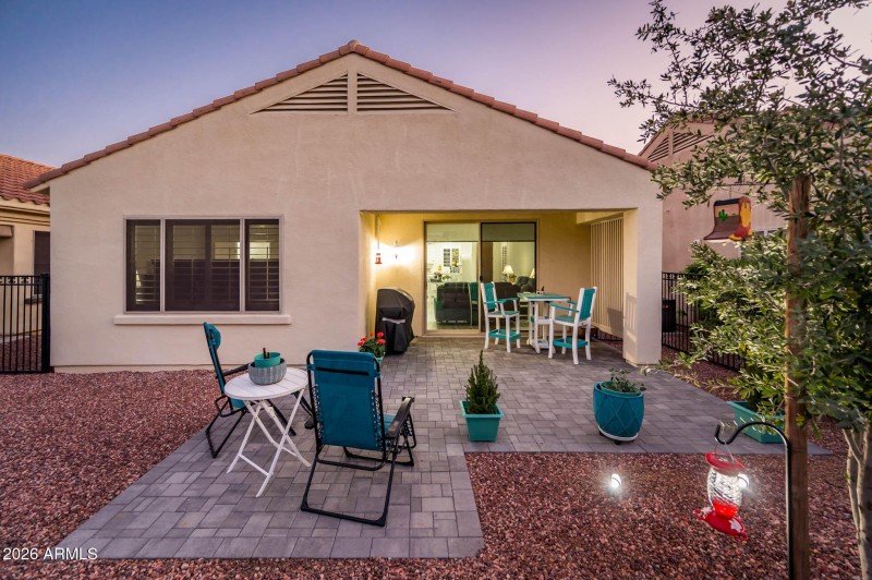 Rear Patio Elevation