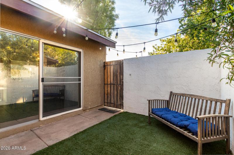 Separate Gate to Patio