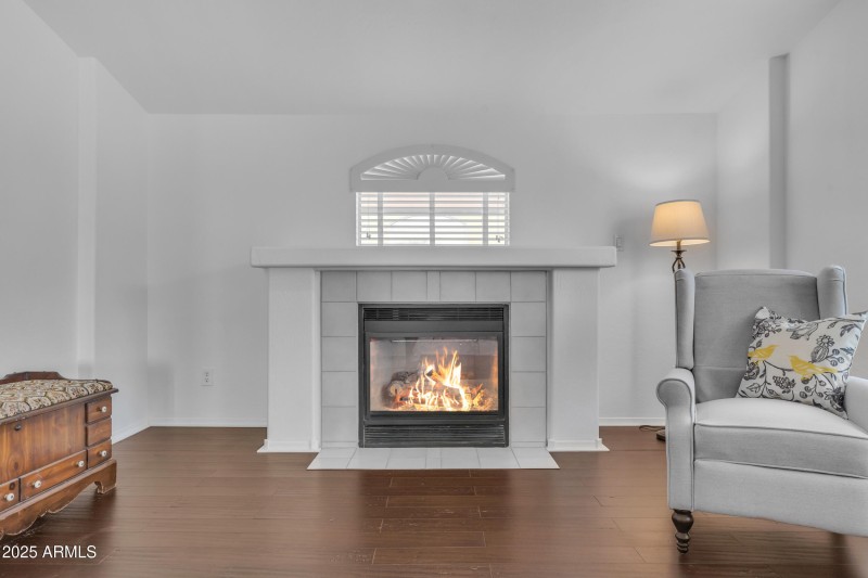 Fire Place in Primary Suite