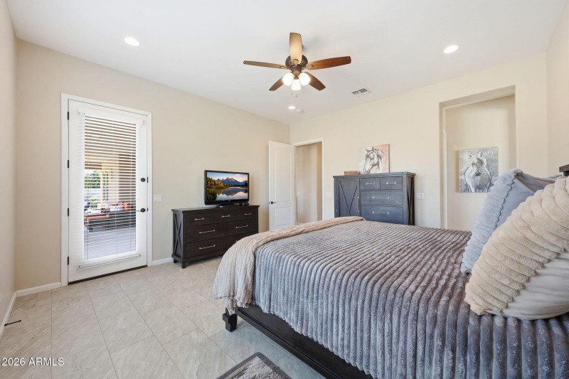 Door from Master to back patio