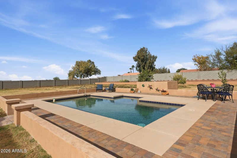 Watch the sunsets from your pool