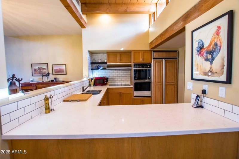 light and bright open kitchen