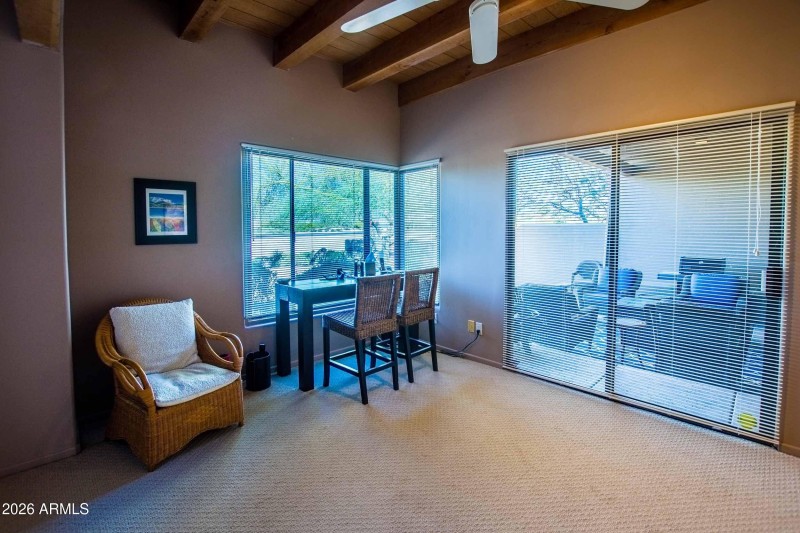 master sitting and office area