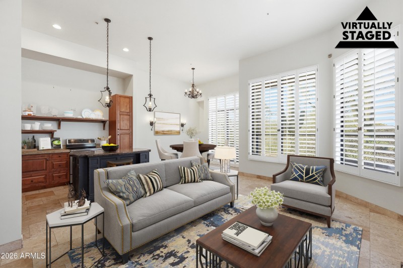 Virtual staging of LR