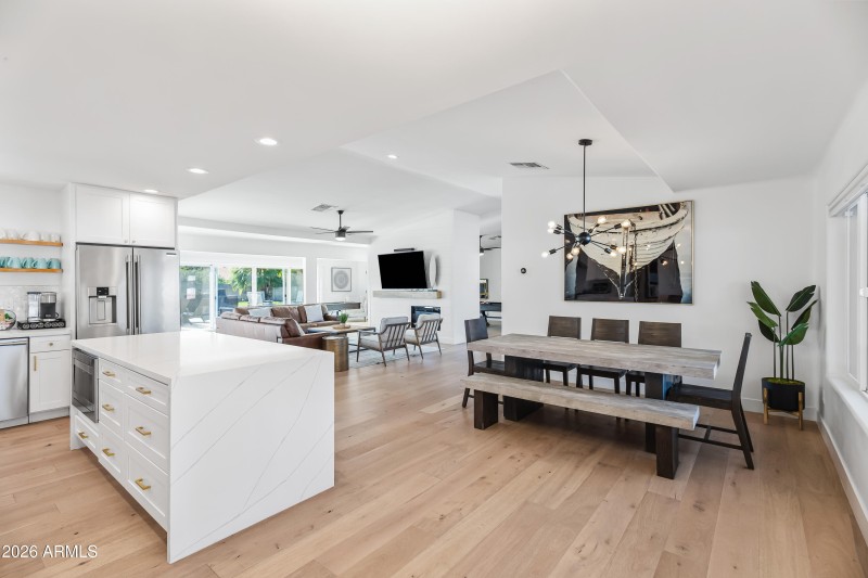 Kitchen/Dining/Living