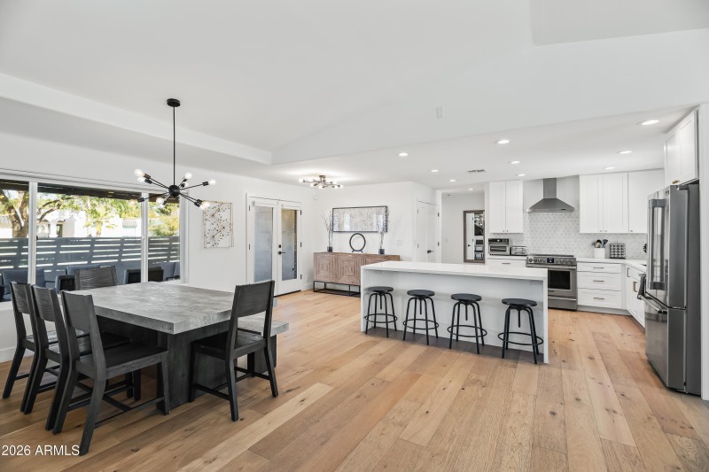 Kitchen/Dining/Living